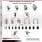 Service Caster 3 Inch 316SS Thermoplastic Rubber Swivel 1/2 Inch Threaded Stem Caster Set Brake SCC-SS316TS20S314-TPRB-TLB-121315-4 - alternate 4